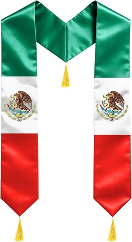 Graduation Stole 75" – Embroidered Flag Graduation Sash for High School & College Students in Saudi Arabia