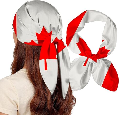 National Flag Head Scarf for Men and Women-27.5 Inch Like Silk Hair Fashion Scarf, Neck and Face Scarf Head Wrap in Saudi Arabia
