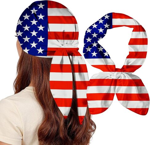 National Flag Head Scarf for Men and Women-27.5 Inch Like Silk Hair Fashion Scarf, Neck and Face Scarf Head Wrap in Saudi Arabia