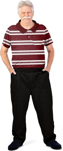 Buck & Buck Stay Dressed Anti-Strip Jumpsuit - Back Zipper Onesie for Elderly Men - Alzheimers Dementia Clothing in Saudi Arabia