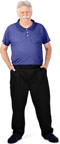 Buck & Buck Stay Dressed Anti-Strip Jumpsuit - Back Zipper Onesie for Elderly Men - Alzheimers Dementia Clothing in Kuwait