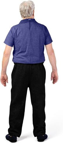 Buck & Buck Stay Dressed Anti-Strip Jumpsuit - Back Zipper Onesie for Elderly Men - Alzheimers Dementia Clothing in Kuwait