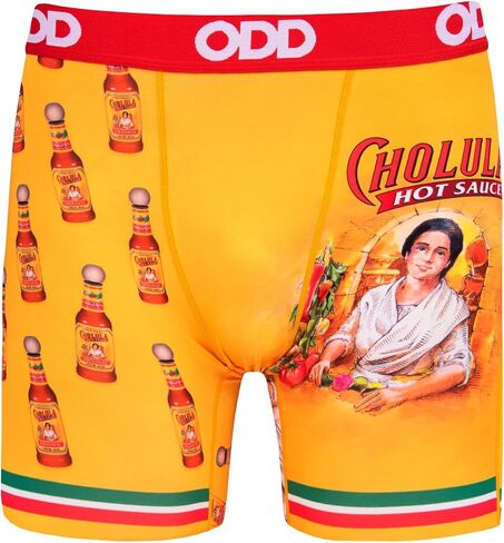 Odd Sox - سراويل داخلية للملاكم بالصلصة الحارة - Tajin Tapatio Cholula Franks RedHot A1 - هدية ملابس داخلية جديدة للرجال in Kuwait