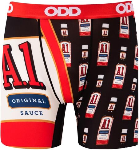 Odd Sox - سراويل داخلية للملاكم بالصلصة الحارة - Tajin Tapatio Cholula Franks RedHot A1 - هدية ملابس داخلية جديدة للرجال in Kuwait