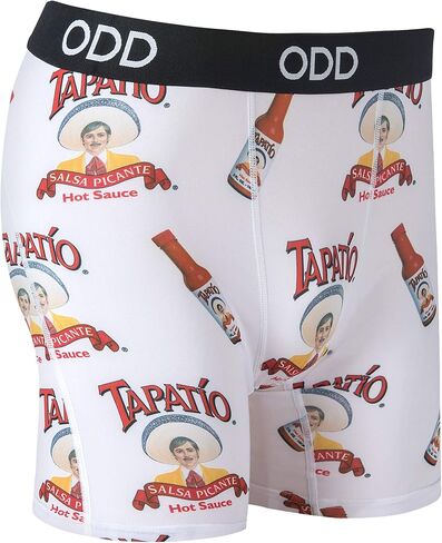 Odd Sox - سراويل داخلية للملاكم بالصلصة الحارة - Tajin Tapatio Cholula Franks RedHot A1 - هدية ملابس داخلية جديدة للرجال in Kuwait