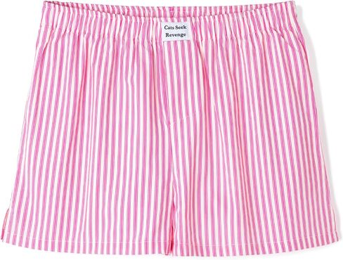 Striped Unisex Boxer Shorts, S/M/L/XL, 100% Cotton, Multiple Colors in Kuwait