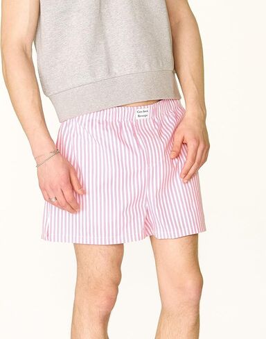 Striped Unisex Boxer Shorts, S/M/L/XL, 100% Cotton, Multiple Colors in Kuwait