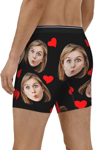 Personalized Boxers for Christmas Birthday Gifts Custom Boxers for Woman Men Husband Boyfriend in Saudi Arabia