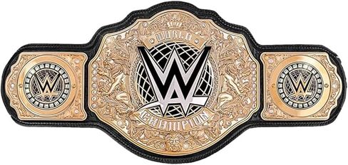 World Heavyweight Wrestling Championship Replica Title Belt – Adult Size Premium Metal Plates, Genuine Leather Strap, Collectible Wrestling Belt for Fans, Display,& Gifts in Saudi Arabia