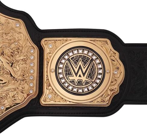 World Heavyweight Wrestling Championship Replica Title Belt – Adult Size Premium Metal Plates, Genuine Leather Strap, Collectible Wrestling Belt for Fans, Display,& Gifts in Saudi Arabia