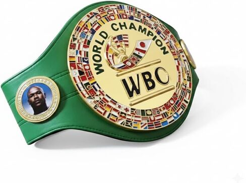 WBC World Boxing Championship Title Belt Replica - Premium Quality, Full Size Adult Green & Gold Boxing Belt - Collector's Edition in Kuwait