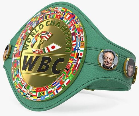 WBC World Boxing Championship Title Belt Replica - Premium Quality, Full Size Adult Green & Gold Boxing Belt - Collector's Edition in Kuwait