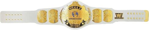 Classic Gold Winged Eagle Championship Belt Adult Size Replica, White, One Size in Kuwait