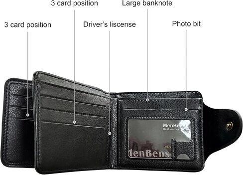 OP Anime Wallet for Men, Straw Hat Luffy Cartoon Novelty Keychain Gift Set Faux Leather Bifold Wallet (Black1) in Kuwait
