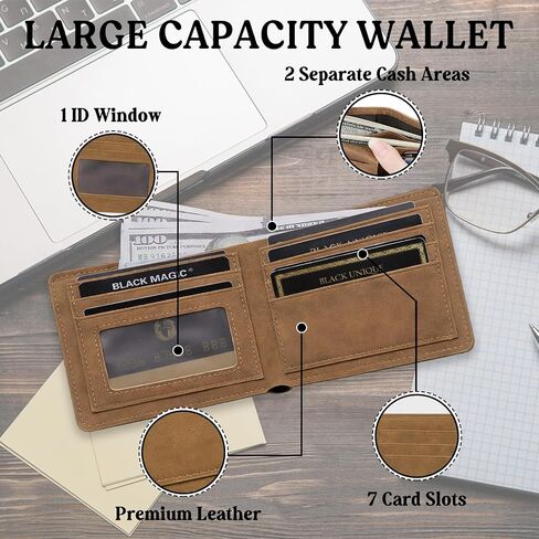 Birthday Gifts for Best Dad from Daughter Son, Fathers Day Gag Gift for Dad Husband, Leather Wallet for Men, Personalized Wallet for Fathers Day, Gift for Husband from Wife in Saudi Arabia