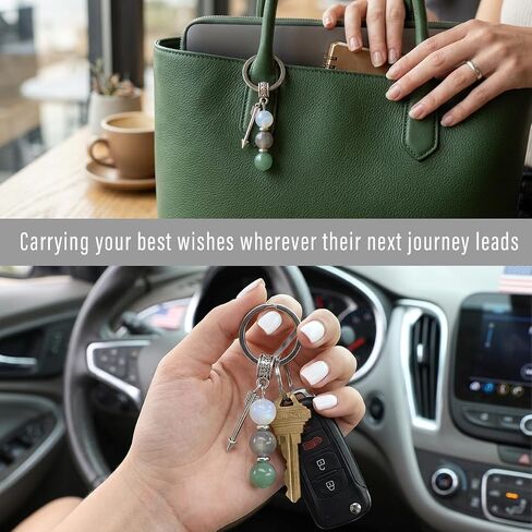 Quietsun Keychain Key Chains Women Cute Coworker Leaving Gifts Divorce Retirement Gift Woman Going Away New Beginnings Job Gift Friends Farewell Congratulations Goodbye Moving Away Sobriety Graduation in Kuwait