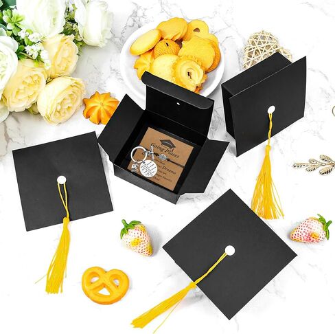 24 Sets 2026 Graduation Gifts Bulk, Positive Behind You All Your Memories Keychain, Compass Bracelets, Graduation Card, Cap Box for Class of 2026, Graduation Gifts for Students, Adventure Begins Gifts in Saudi Arabia