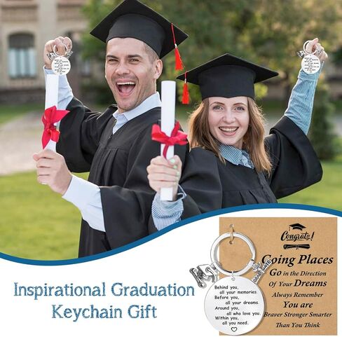 24 Sets 2026 Graduation Gifts Bulk Behind You All Your Memories Keychain Quote Card Comes in Grad Cap Box for Class of 2026 Adventure Begins Gifts Graduation Gifts for Students in Saudi Arabia
