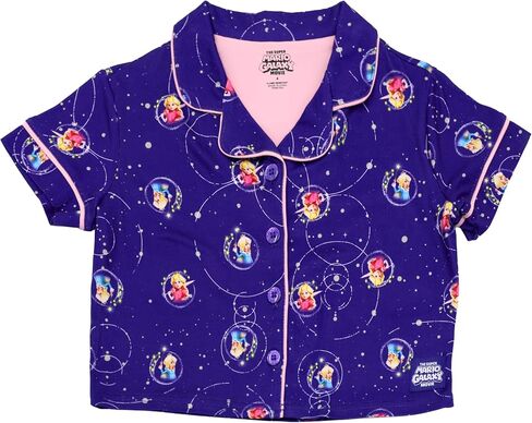 Nintendo Super Mario Galaxy Movie Princess Peach Pajamas for Girls, 2 Piece Rosalina & Princess Peach Pjs for Girls, 4-10 in Kuwait