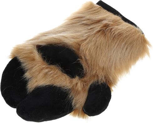 Halloween Cosplay Sheep Hoof Shape Gloves Full Finger Mitten Cute Carnivals Outdoor Plush for Girls Sheep Hoof in Saudi Arabia