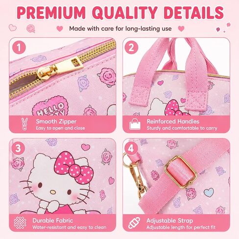 Cute Mini Pink Crossbody Bag with Keychain – Soft PU Leather Shoulder Messenger Purse for Women & Girls in Saudi Arabia
