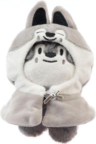 8pcs cute plush animal keychains, SKZ00 plush toy keychains, suitable for backpacks and fan collections in Kuwait