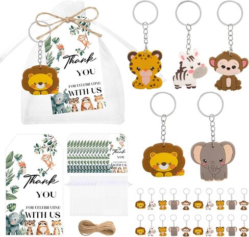 We Can Bear Wait Baby Shower Favors - 20 Set Bearly Wait Baby Shower Decorations Keychains, Brown Bear Themed Keychains with Thank You Tags, Gender Reveal & Birthday Gift for Guest in Saudi Arabia