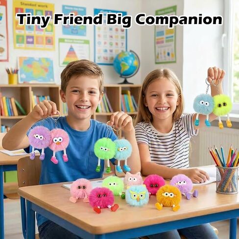 Niskite Treasure Box Toys for Classroom: 24Pcs Cute Plush Keychains - Highly Motivating Student Rewards For Teachers - Premium Class Prize For The Entire Semester in Saudi Arabia
