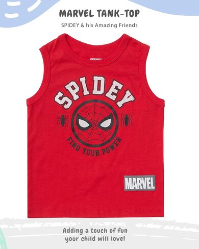 تيشيرت Marvel Boys بدون أكمام in Kuwait