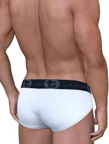 Wildmant Big Boy Pouch Mesh Brief White in Saudi Arabia