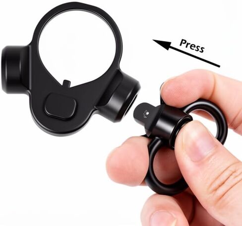 Two Point Sling Mount, Quick Release Swivel, Durable Strap Connector, Heavy Duty Attachment Buckle Tool for Equipment Support in Saudi Arabia