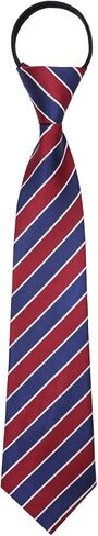 Zipper Ties for Women Girls, Pre Tied Striped Womens Tie Adjustable Girls Necktie for Office Meeting Daily Casual in Saudi Arabia