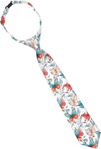 Women Ties 2.76" Adjustable Pre-tied Necktie Printed Fashion Neck Tie for Women Girls Leisure Wedding Dating Prom Party in Kuwait