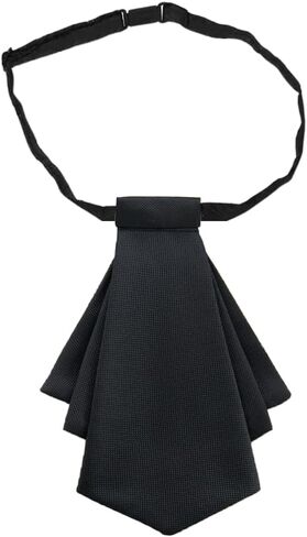 Black Bow Tie for Women Girl, Black Pre-tied Necktie Women Tie Wedding Party Ceremony Accessories in Kuwait