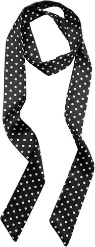 Polka Dot Scarf for Women Self-tied Ties for Women Lady Girl Ribbon Womens Bow Tie for School Casual Party Prom in Kuwait