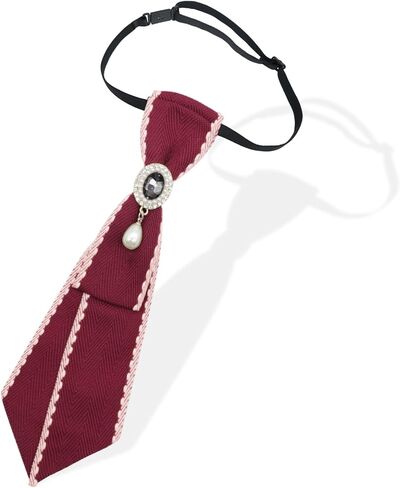 Rhinestone Ties for Women, Pre-tied Crystal Womens Tie Adjustable Girl's Bowtie for School Party Business Prom in Saudi Arabia