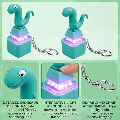 4PCS Lizard Button Fidget Toy, Lizard Keychain Sound Toy with Colorful Light & Real Keyboard Click Fidget, Adults Keyboard Clicker for Stress Relief & Travel & Fun in Kuwait