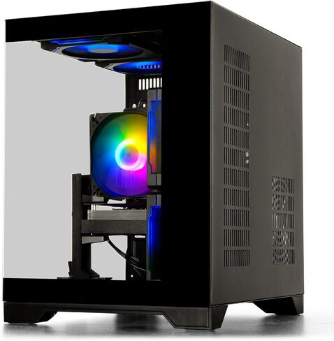 LXZ Gaming PC Desktop Computer - Ryzen 5 5500, Radeon RX 6500XT 4GB, 16GB DDR4 RAM, 512GB NVME SSD, Prebuilt Tower PC for Home & Office Work Every Day Use (White) in Saudi Arabia