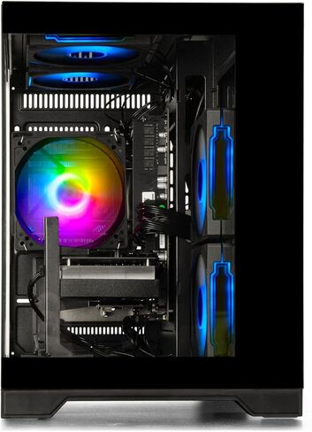 LXZ Gaming PC Desktop Computer - Ryzen 5 5500, Radeon RX 6500XT 4GB, 16GB DDR4 RAM, 512GB NVME SSD, Prebuilt Tower PC for Home & Office Work Every Day Use (White) in Saudi Arabia