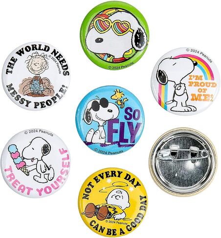 Bulk 48 Pc. Peanuts Mini Buttons in Kuwait