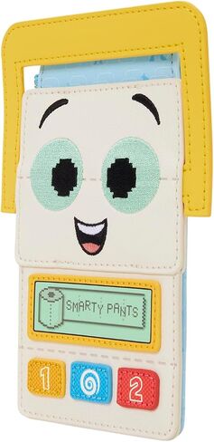 Loungefly Disney: Pixar - Toy Story 5 - Smarty Pants - حامل بطاقات Smarty Pants مطرز - 4 فتحات للبطاقات مع حجرة بسحاب - هدية للأطفال والكبار - محافظ قابلة للتجميع in Kuwait