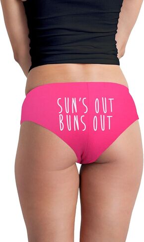 سراويل داخلية نسائية مضحكة من Sun's Out Buns Out in Kuwait