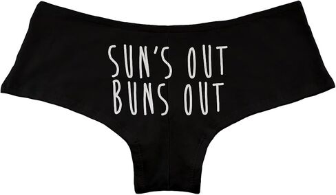 سراويل داخلية نسائية مضحكة من Sun's Out Buns Out in Kuwait