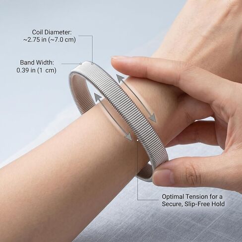 6 Pcs Sleeve Garters for Women Men, Elastic Anti-Slip Shirt Sleeve Holders, Stretchy Metal Arm band for Cuff Keeping in Kuwait