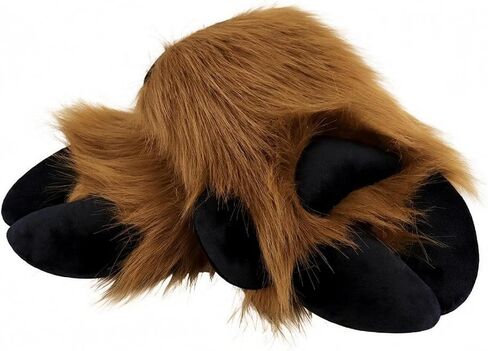 Furry Hoof Gloves Pull-on Cosplay Gloves Soft Animal Paw Mittens for Fursuit Fans in Saudi Arabia