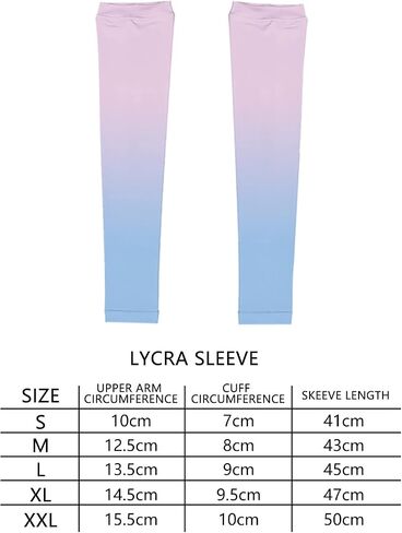 Pink Blue Ombre Cooling Arm Sleeves for Men & Women, Gradient Blue Pink in Saudi Arabia