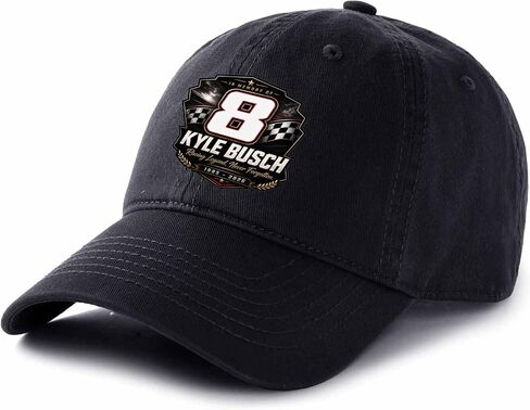 Kyle Busch Hat Adjustable Baseball Cap Unisex Men&Women Black in Saudi Arabia