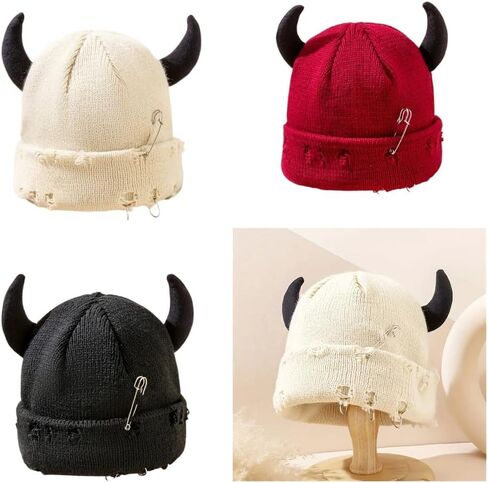 Outsider Fashion Hole Pattern Acrylic Thread Hat with Pliable Ear Canopies Insulated Warm Hat for Men Women Snow Sports in Kuwait