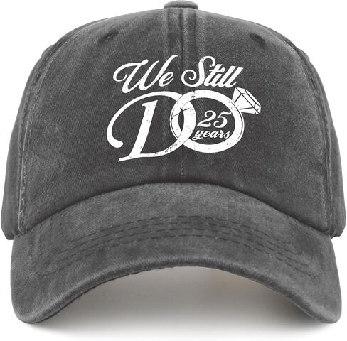 We Still Do 25 Years Sun Hat Funny Golf Hat Pigment Black Mens Beach Hat Gifts for Girlfriends Sun Hats in Saudi Arabia