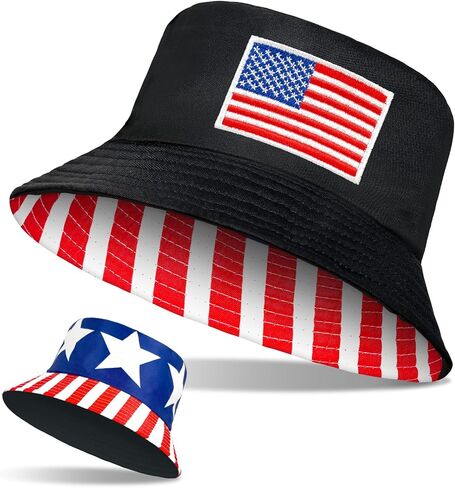 4th of July Bucket Hats for Adults American Flag Hat 250 Years Patriotic Festival Cap Fisherman Hat Woman Men Outdoor Cap in Saudi Arabia